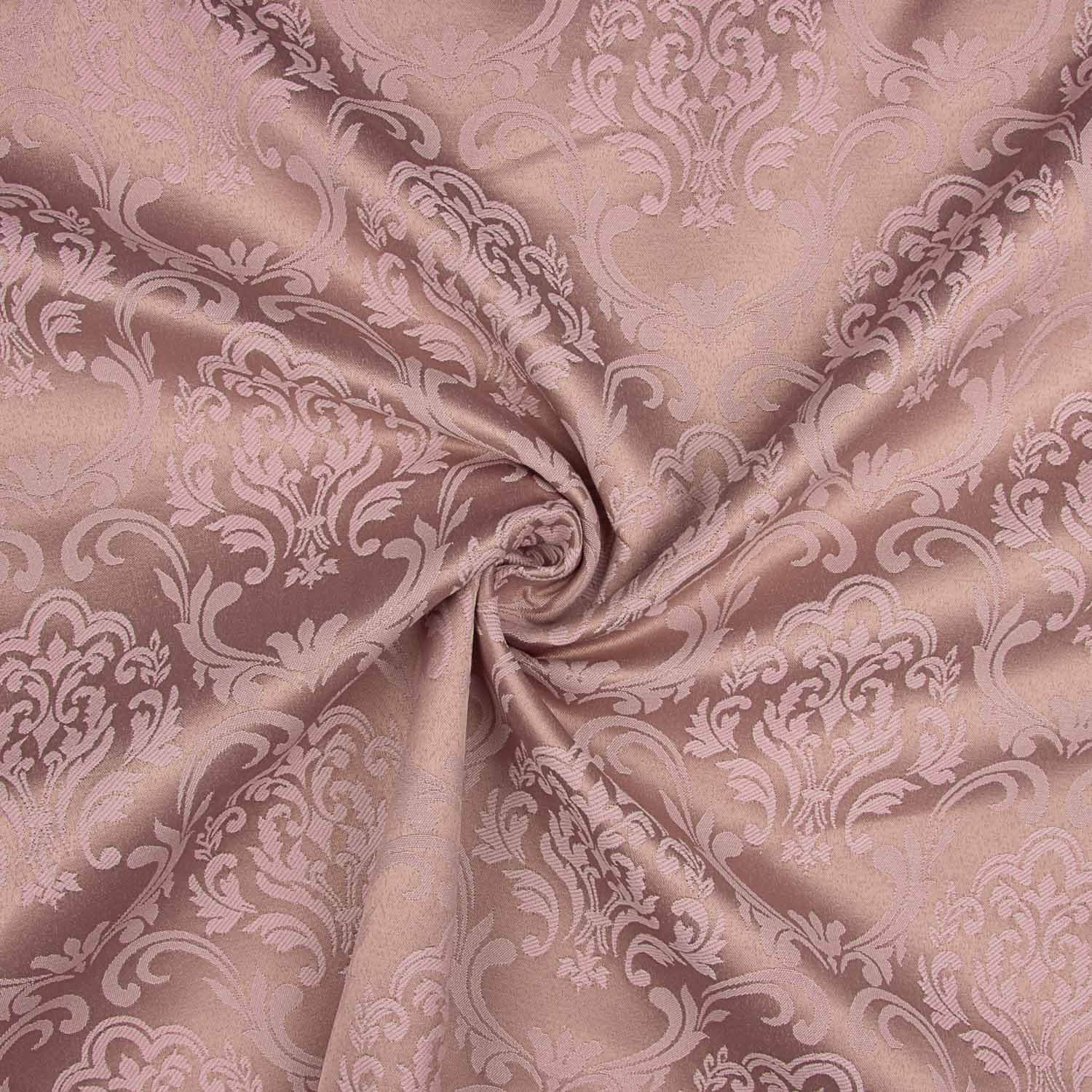 Toile jacquard Pompeya Rose Rhubarbe - Ribes y Casals