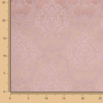 Toile jacquard Pompeya Rose Rhubarbe - Ribes y Casals