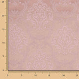 Toile jacquard Pompeya Rose Rhubarbe - Ribes y Casals