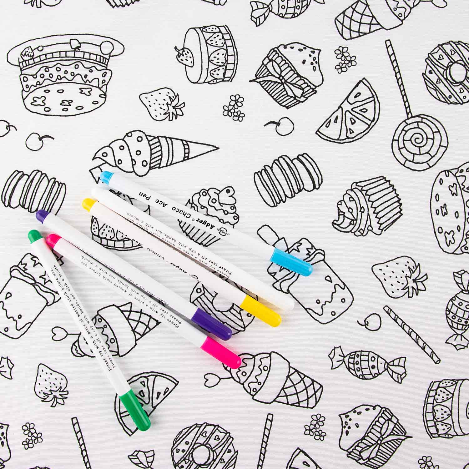 Toile Sweets à colorier - Ribes y Casals