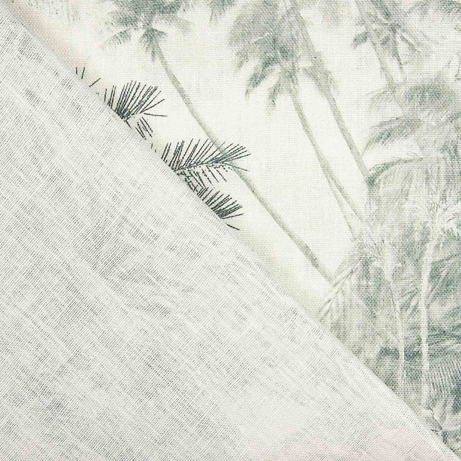 Lin imprimé Jungle verte - Ribes y Casals