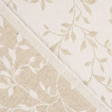 Jacquard d'intérieur réversible Feuilles Beige - Ribes y Casals