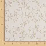 Jacquard d'intérieur réversible Feuilles Beige - Ribes y Casals