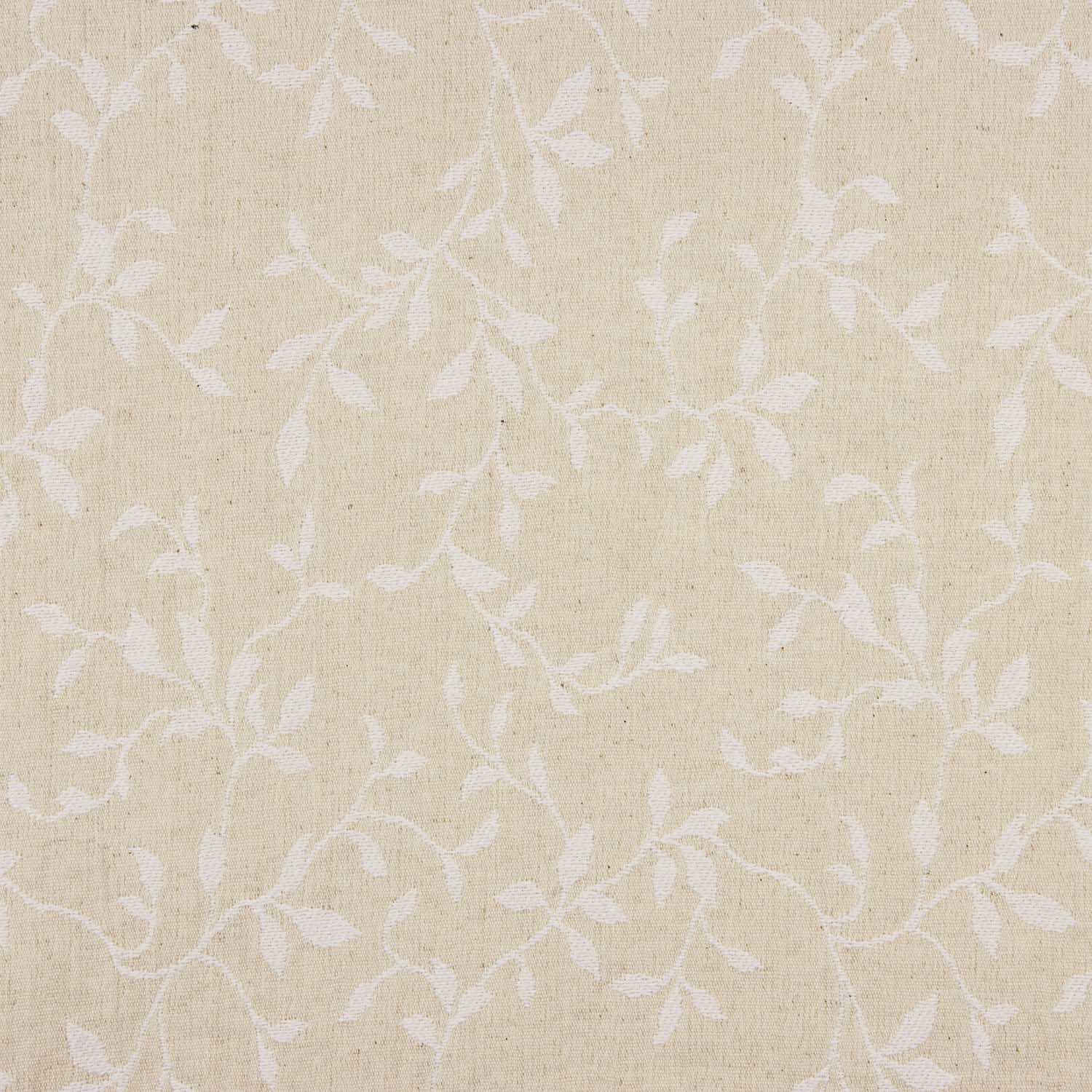 Jacquard d'intérieur réversible blanc et naturel avec lin - Ribes y Casals