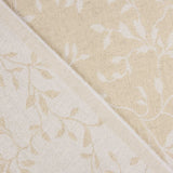 Jacquard d'intérieur réversible blanc et naturel avec lin - Ribes y Casals