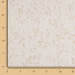 Jacquard d'intérieur réversible blanc et naturel avec lin - Ribes y Casals