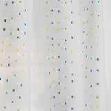 Rideau Plumeti à franges multicolores été - Ribes y Casals