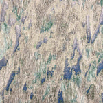 Brokat Lurex imprimé abstrait vert-bleu - Ribes y Casals