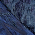 Brokat Lurex à motifs abstraits bleu marine - Ribes y Casals