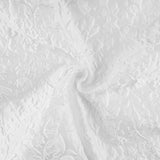 Brokat blanc imprimé floral en relief - Ribes y Casals
