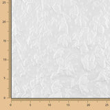 Brokat blanc imprimé floral en relief - Ribes y Casals