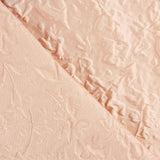 Brokat rose doux imprimé floral en relief - Ribes y Casals