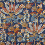 Gobelin Feuilles exotiques fond bleu - Ribes y Casals