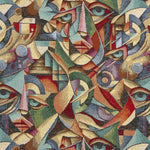 Tapisserie imprimée abstraite cubiste - Ribes y Casals