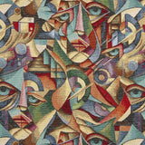 Tapisserie imprimée abstraite cubiste - Ribes y Casals