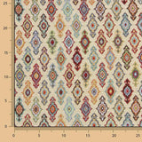 Tapisserie imprimée ethnique fond écru - Ribes y Casals