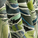 Tencel et lin imprimé feuilles naturelles - Ribes y Casals