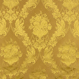 Jacquard imprimé floral classique doré - Ribes y Casals