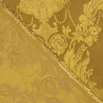 Jacquard imprimé floral classique doré - Ribes y Casals