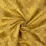 Jacquard imprimé floral classique doré - Ribes y Casals