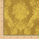 Jacquard imprimé floral classique doré - Ribes y Casals