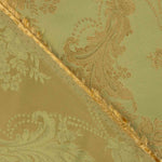 Jacquard imprimé floral classique vert et doré - Ribes y Casals