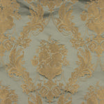 Jacquard imprimé floral classique vert pâle et beige - Ribes y Casals