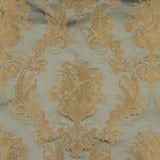 Jacquard imprimé floral classique vert pâle et beige - Ribes y Casals