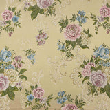 Jacquard imprimé floral romantique beige - Ribes y Casals