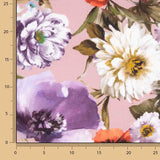 Lin et coton à imprimé floral romantique Versailles - Ribes y Casals