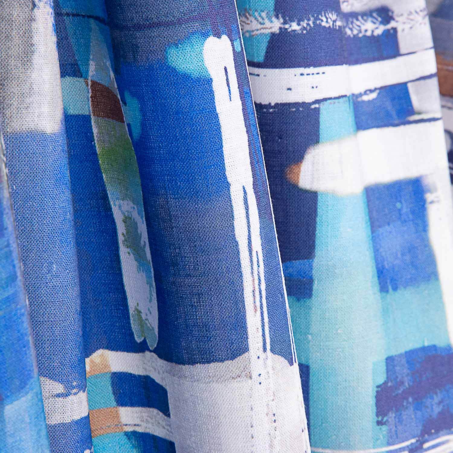 Lin et coton imprimé abstrait Kandinsky - Ribes y Casals