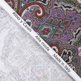 Lin et coton imprimé floral tropical Goa - Ribes y Casals