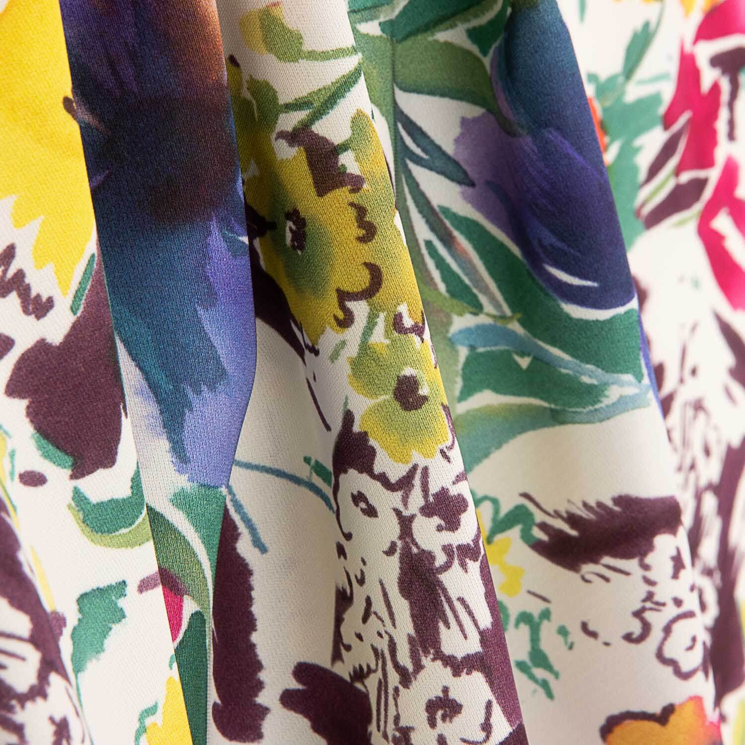 Viscose imprimée floral Gauguin - Ribes y Casals