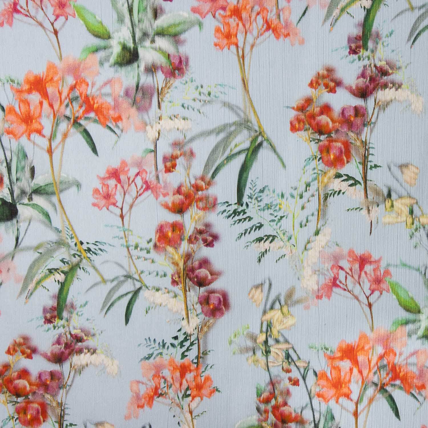 Voile Bambula en coton imprimé floral délicat Monet - Ribes y Casals