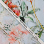 Voile Bambula en coton imprimé floral délicat Monet - Ribes y Casals