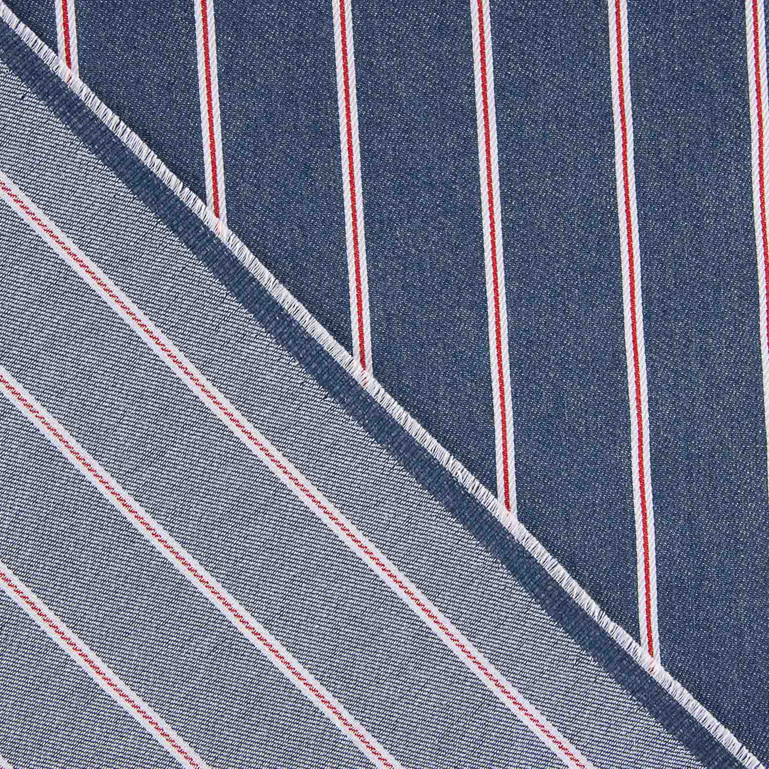 Denim à rayures diplomatiques multicolores - Ribes y Casals