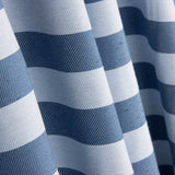 Toile à rayures bicolore bleu et bleu ciel - Ribes y Casals