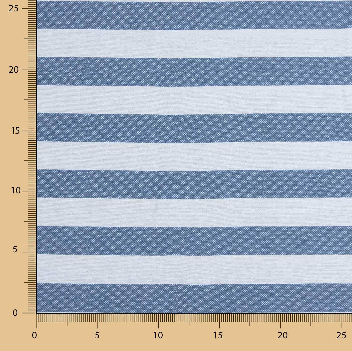 Toile à rayures bicolore bleu et bleu ciel - Ribes y Casals
