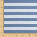 Toile à rayures bicolore bleu et bleu ciel - Ribes y Casals