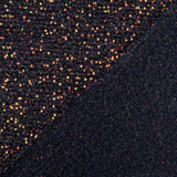 Tulle fantaisie noir brillant avec mini-sequins - Ribes y Casals