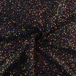 Tulle fantaisie noir brillant avec mini-sequins - Ribes y Casals