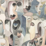 Toile Half Panama Visages artistiques Pastel - Ribes y Casals
