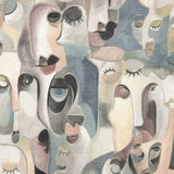 Toile Half Panama Visages artistiques Pastel - Ribes y Casals