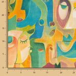 Toile Half Panama Visages abstraits - Ribes y Casals