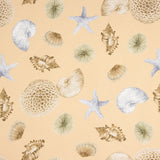 Toile Half Panama Marine Coquillages - Ribes y Casals