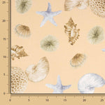 Toile Half Panama Marine Coquillages - Ribes y Casals