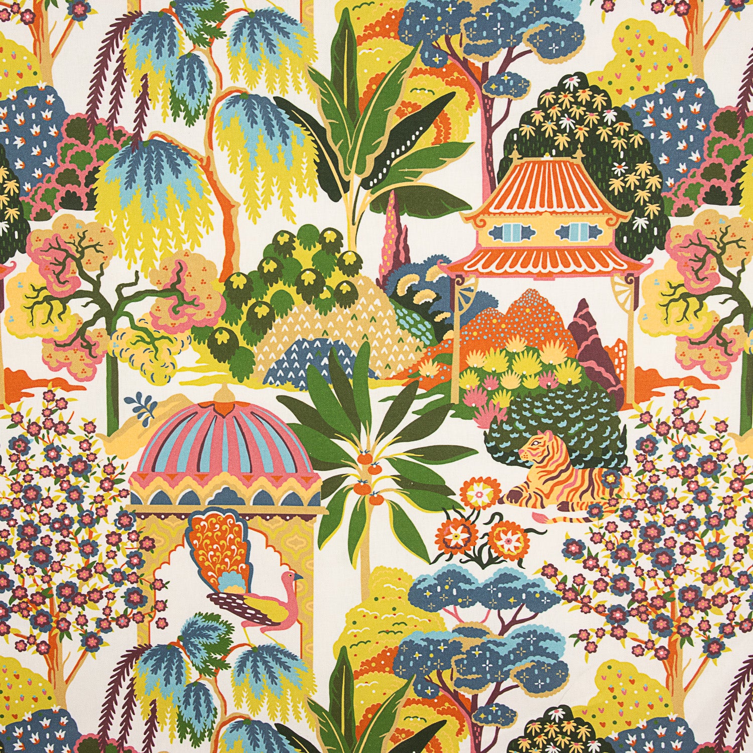 Toile Half Panama Jardin Oriental - Ribes y Casals
