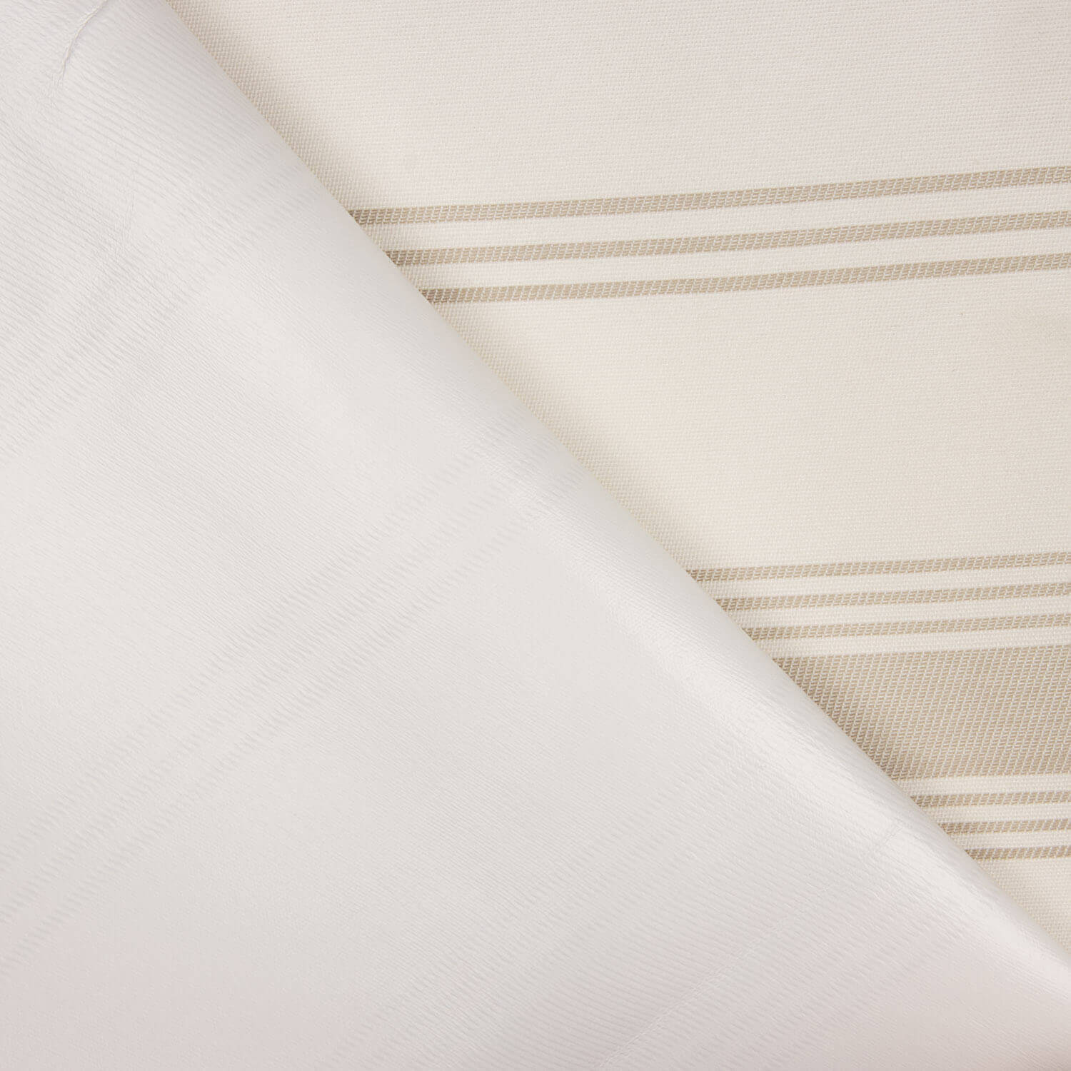 Toile à rayures beige pour extérieur, enduite de Téflon - Ribes y Casals