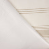 Toile à rayures beige pour extérieur, enduite de Téflon - Ribes y Casals