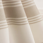 Toile à rayures beige pour extérieur, enduite de Téflon - Ribes y Casals